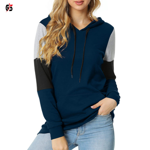 Sweat-shirt à capuche pour femme, vêtement d'extérieur de bonne qualité, sweat-shirt en coton doux, tissu molletonné, tenue de ville décontractée, Service OEM, hiver, - Product Image 4