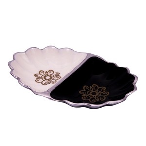 Plateaux de chips et de trempette contemporains émaillés faits à la main fantaisie élégant personnalisé moderne élégant pour la cuisine - Product Image 6