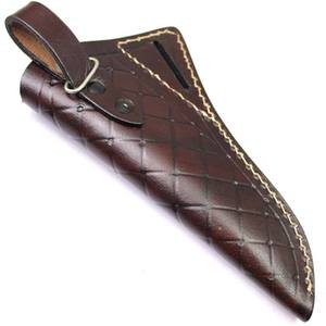 Factory Direct 2021 Hot Product Rich Grain <b>Leather</b> Handmade <b>Stamped</b> <b>Leather</b> Sheath for Fixed Blade Knives - Product Image 4