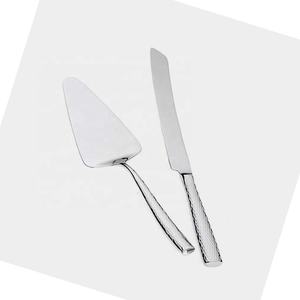 Acier inoxydable Argent Mat Poli Buffet Chauffe-Couverts Manche Rectangulaire Gâteau De Service Ensemble De Mariage Couteau & Spatule Ensemble - Product Image 2