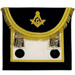 Pakistan Made High Quality Masonic Regalia Scottish Rite Master Mason Apron Embroidery Designs Masonic Apron - Product Image 2