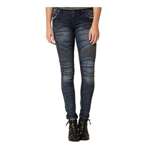 Pantalones Vaqueros acolchados protectores CE nivel 2 para mujer, ropa deportiva transpirable, estilo motocicleta de talla grande, ropa de carreras para motocicleta - Product Image 5