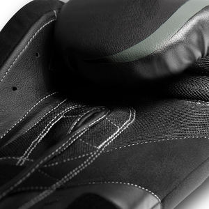 Guantes de Boxeo Personalizados, Fábrica de Pakistán, Venta al por Mayor, Guantes de Boxeo Negros Estampados de Diseño para Adultos, Cuero Genuino de Alta Calidad - Product Image 4