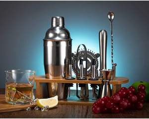 Juego de barman de 24 piezas-Juego de barras de acero inoxidable Juego de coctelera de 24oz con accesorios-Profesional - Product Image 4