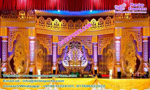 Escenario de Fibra Moderno para Bodas, Escenario de Fibra de Lujo para Recepciones en Hamilton, Ceremonia Asiática de Gran Importancia, Decoración de Boda Marroquí, EE. UU. - Product Image 4