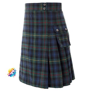 Pride of Scotland - Kilt écossais pour femme de 8 yards, 16 oz, en tartan décontracté, 100% coton, écologique et respirant - Product Image 6