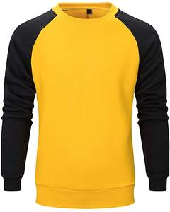Homme Couleur Contrastée Décontracté À Col Rond Pull Sweat - Product Image 1