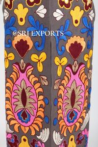 Evocative-Chaqueta larga sin mangas estilo Banjara, Bohemia, Tribal, bordada, multicolor - Product Image 3