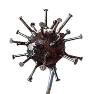 Corona is Going-escultura decorativa, escultura decorativa - Product Image 2