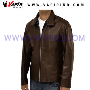 Chaqueta de Motociclista de Piel de Oveja 100% Genuina para Hombre, a la Moda, Ecológica, Transpirable, Impermeable y Cortavientos para Invierno - Product Image 5