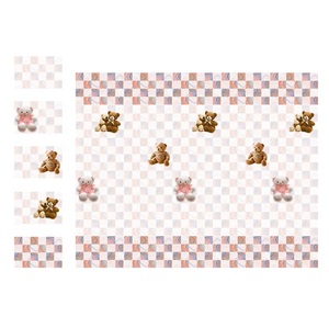 Nuevo diseño floral decorativo exterior azulejos de pared de cerámica 300x450mm - Product Image 3