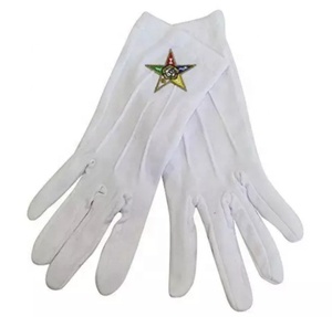 Gants en cuir et bois blanc pour maçon, platine royale, accessoire personnalisé, offre spéciale, - Product Image 3