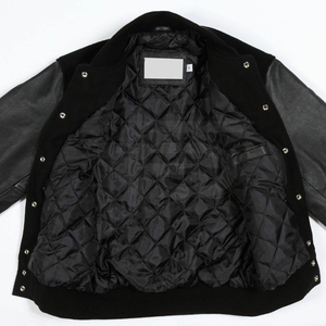 Chaqueta de béisbol de bombardero de poliéster unisex servicio OEM disponible - Product Image 5