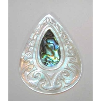 Pendentif en coquillage de mer indonésien, vente en gros,