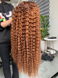 Extensiones de cabello humano vietnamita de varios donantes, textura rizada, rizos teñidos color marrón piano, de 8 a 32 pulgadas. - Product Image 4