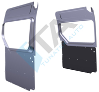 Panneau de revêtement intérieur en plastique pour camping-car Master Movano Nv400 L2H2 Abs, double porte coulissante sans canal d'air