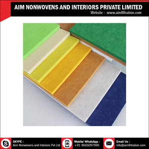 Panneau insonorisant de qualité supérieure Panneau mural en PET pour cinéma, hôtel, panneau acoustique en fibre de polyester de l'exportateur indien - Product Image 3