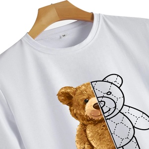 Gran oferta, Camiseta deportiva de algodón con cuello redondo personalizada, Camiseta estampada de manga corta Vintage con gráfico liso de talla grande para hombre, camiseta de verano - Product Image 3