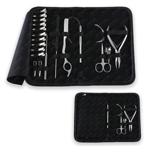 Stainless Steel Tape Clamp in Hair Extensions Plier - Micro Beads Hook Loop Set & Custom Branding - Product Image 1
