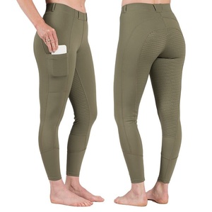Shemax 2023 Equitación Ecuestre Alta calidad Personalizado Todos los colores disponibles Ecológico Silicona Señoras Leggings de montar - Product Image 4