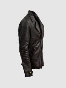 Men's Leather Jacket for Biker <b>Distressed</b> Genuine Lambskin <b>Top</b> Quality Material / Wholesale Price Jacket - Product Image 4