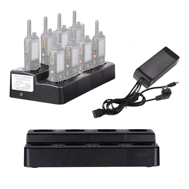 Multi-charger for T320 T298S POC PTT Network RADIO  Anysecu A420 IP Radio Battery Charger MC-320