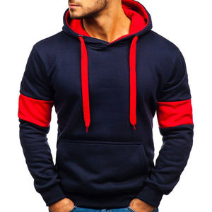 Sudaderas con Capucha de Forro Polar Tricolor de Alta Calidad para Hombre, 100% Algodón, Estilo Casual de Invierno, Diseño OEM, Color Liso - Product Image 6
