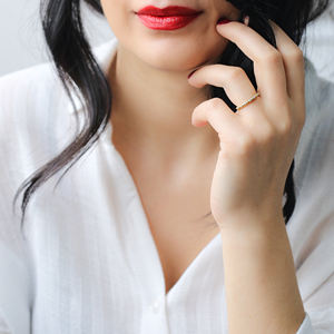 เงินชุบทองแหวนเงินแหวนลูกปัดขายส่งตุรกีแฮนด์เมด925เครื่องประดับเงิน - Product Image 2