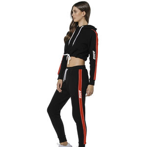 Conjuntos de sudaderas con capucha de manga larga para mujer, cuello con capucha disponible en todos los colores - Product Image 3