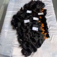 Cabello a granel alineado con cutícula virgen cruda de alta calidad, tejido de cabello brasileño rizado virgen, cabello virgen alineado con cutícula sin procesar