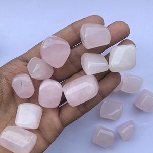 หินควอตซ์ธรรมชาติสีชมพูขนาด20มม. 30มม. นักเก็ตหินขัดแบบไม่เจาะขายส่งราคาโรงงานออนไลน์ - Product Image 3