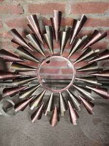 Espejo de pared decorativo con marco de Metal para decoración del hogar, gran belleza, forma de piña, colgante - Product Image 2