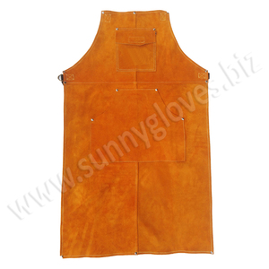 Leather Welding Protective Apron for men safety - Product Image 4
