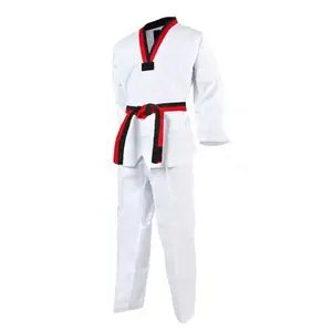 Usine directe 2024 meilleure qualité unisexe Taekwondo uniforme pour adultes Logo personnalisé Arts martiaux porter ensemble - Product Image 5