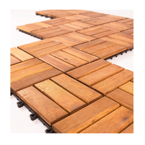Moderno 300*300mm DIY azulejos de madera para uso al aire libre acabado liso para Interior Exterior hogar jardín terraza decoración de patio trasero - Product Image 1