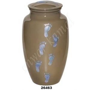 Urnes de crémation pour animaux de compagnie d'approvisionnement d'usine pour garder les cendres humaines empreintes gravées urnes funéraires de crémation en aluminium - Product Image 1