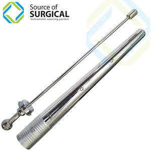 Tubo de Aminoscopia de Acero Inoxidable SOS, Fuente de Alimentación Manual, Instrumentos Quirúrgicos para Uso Hospitalario, Certificado ISO 13485 - Product Image 1