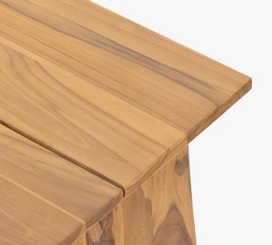 Wood Rectangular Accent <b>Stool</b> Made in India Handmade Commercial Buyers Usage Hotel Room Restaurant Indoor Outdoor Living Room - Product Image 4