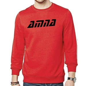 Sudadera de Forro Polar para Hombre, Talla Grande, Color Rojo, de Alta Calidad, Transpirable y Ecológica, para Invierno, Hecha en Pakistán, de Amna Industries - Product Image 1