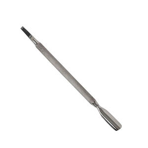 Pousse-cuticules professionnels de haute qualité, pinces à cuticules à lame tranchante, pousse-cuticules à ongles avec lime à ongles - Product Image 4