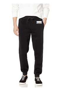 Lingge — pantalon molletonné de jogging pour hommes, avec cordon de serrage, 100% Polyester, vêtement importé, Machine à laver, ajustable et personnalisable - Product Image 4