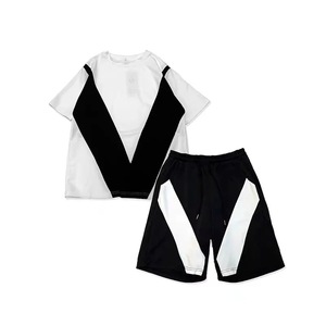 Ensemble t-shirt et Short pour hommes, vêtements d'été de haute qualité, avec impression par Sublimation, logo personnalisé, collection 100% - Product Image 1