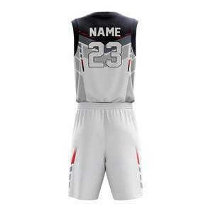 Plus Size Customizable Youth Team Basketball Uniform High Quality Heat-Transfer Printed Breathable Hot <b>Sale</b> Basketball Uniform - Product Image 6