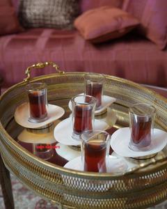 Posavasos de resina con incrustaciones de perlas para madre, bandeja para servir, decoración de EID, fabricante de decoraciones de Ramadán, gran oferta - Product Image 1