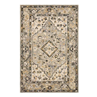 New Arrival Luxury Modern Large Size Grey Ivory Hand Tufted Wool Rugs Custom Prayer Design Plush Pile PET Friendly Non-Slip