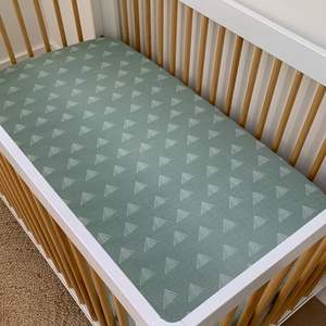 Cotton Muslin Baby Fitted <b>Crib</b> <b>Sheet</b> - Product Image 1