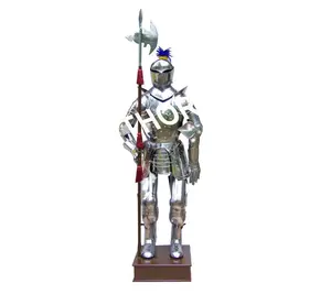 骑士中世纪全装甲服装战斗体套装中世纪可穿戴骑士全装甲收藏品