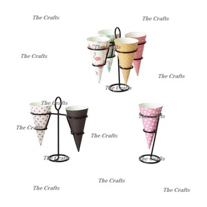 Support et présentoir à glaces en fer écologique en gros, couleur noire, taille et forme personnalisables, prix compétitif - Product Image 4