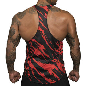 2022 Factory Price <b>Low</b> <b>Cut</b> Men Gym Wear Fitness Tank <b>Top</b> Mens Undershirts Cotton High Quality - Product Image 4