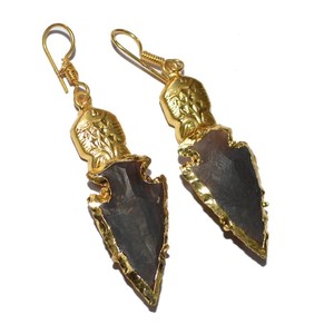 Boucles d'oreilles dieu de poisson, bijou en forme de flèche, animaux de la perle, à vendre, nouveauté - Product Image 1